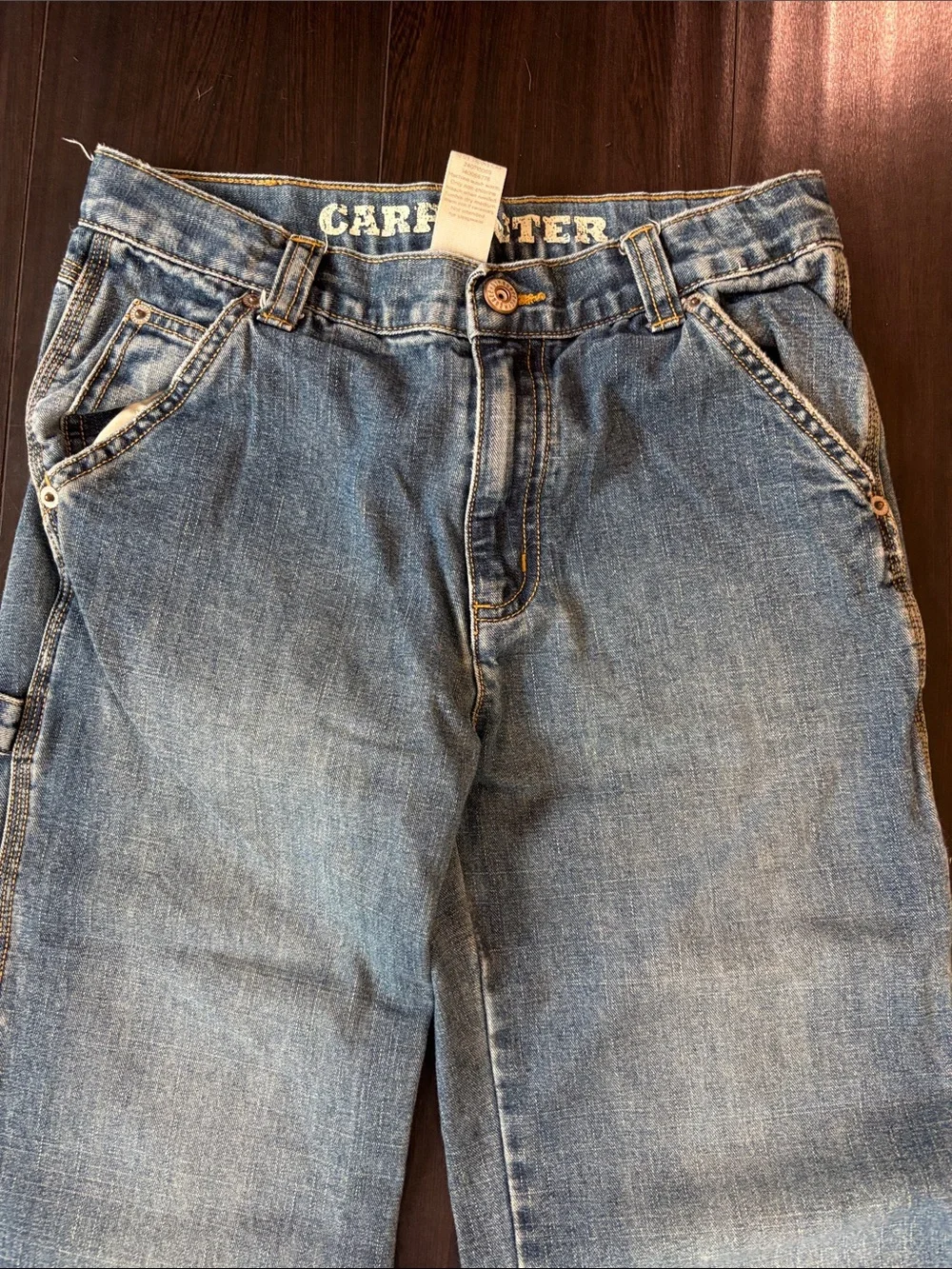 2 Pair Included Gymboree Boys Cargo / Pants - Blue & Tan Duo Bundle Size 12